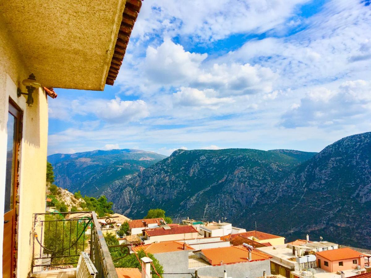 Delphi Celebrity V I P The Navel Of The Earth, Center-Delphi-Penthouse Galaxy&Sky Panoramic View, Harmony&Yoga Apartment Exterior foto