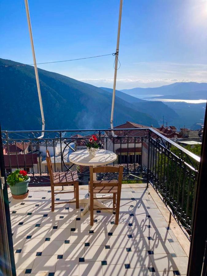 Delphi Celebrity V I P The Navel Of The Earth, Center-Delphi-Penthouse Galaxy&Sky Panoramic View, Harmony&Yoga Apartment Exterior foto